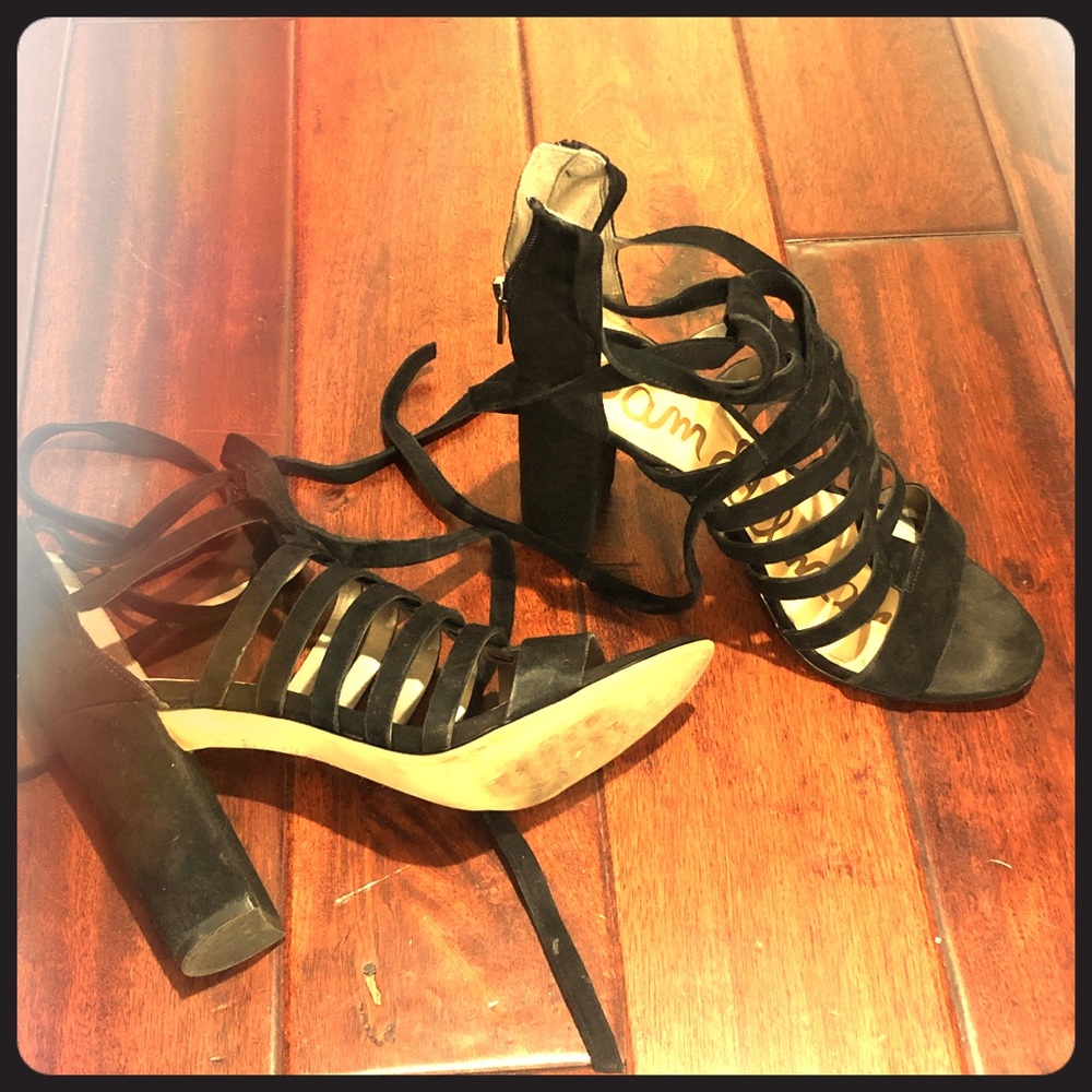 Black open toe sandal